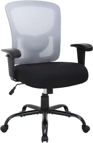 Miniatura 9 de Big and Tall Office Desk Chair Heavy Duty Ergonomic Mesh Desk Chair, Swivel Executive Computer Chairs for Home Office, Adjustable Lumbar Support &