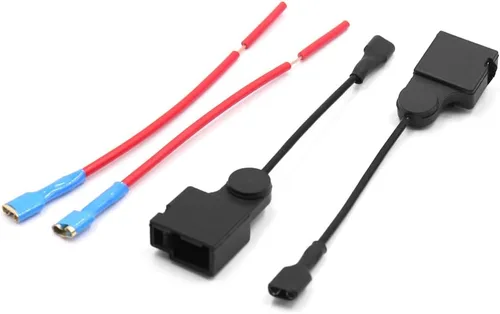 Miniatura 2 de Uxcell - Juego de 2 adaptadores de bocina de automóvil de plástico, arnés de cableado para Toyota