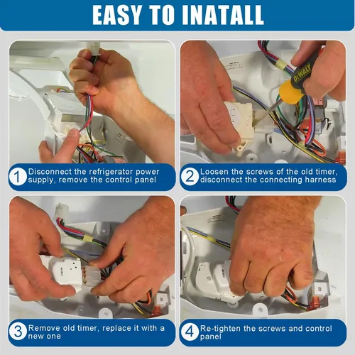Miniatura 6 de AP2592907 - Temporizador de descongelación para refrigerador, 120 V, 6 horas, 21 minutos, temporizador 215846604 para refrigerador y congeladores