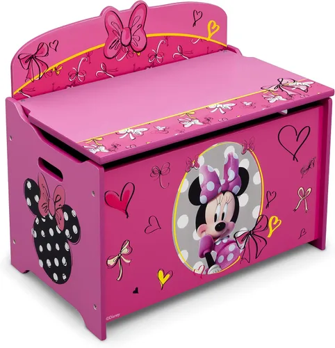 Miniatura 2 de Delta Children Caja de juguetes de lujo, Disney Minnie Mouse y cama de plástico para niños pequeños, Nick Jr. PAW Patrol