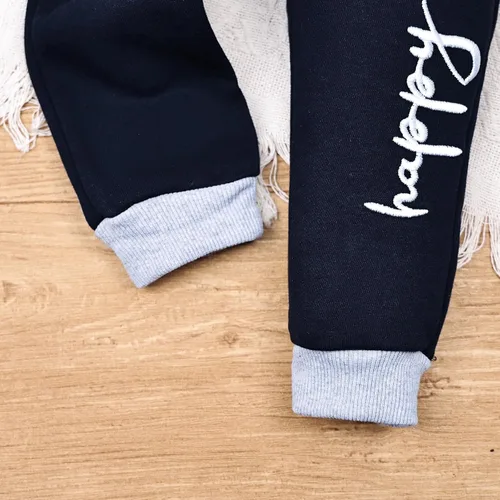 Miniatura 8 de CETEPY Ropa de bebé niño pequeño sudadera patchwork otoño invierno camisa de manga larga pantalones conjuntos de ropa 3-24 meses