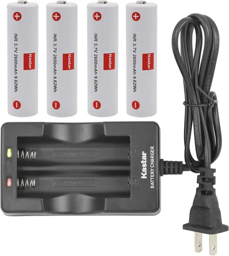 Miniatura 7 de Kastar Paquete de 2 baterías + cargador de pared de repuesto para Zhiyun Crane V1, Crane 2 Crane 2S, Crane 3S Crane 3S Pro, Crane 3SE, Crane 3 LAB