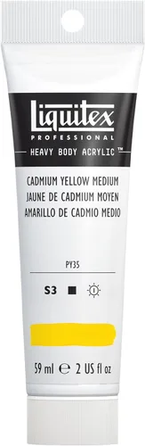Miniatura 85 de Liquitex Pintura Acrílica Profesional de Cuerpo Pesado, Tubo de 2 oz (59ml), Rojo Fluorescente