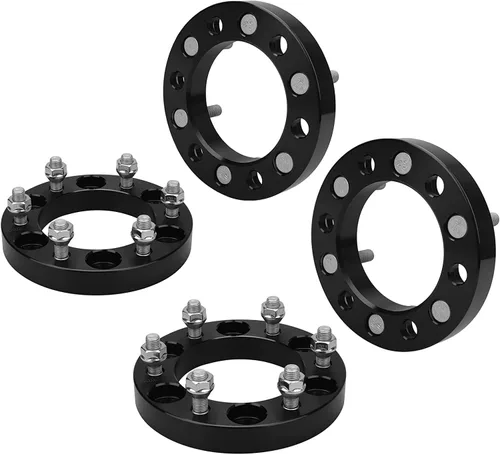 Miniatura 9 de IRONTEK Espaciadores de rueda de 0.157 x 4.000 in, espaciadores forjados reales de 2 pulgadas con orificio de cubo de 2.697 in M12x1.25 pernos aptos