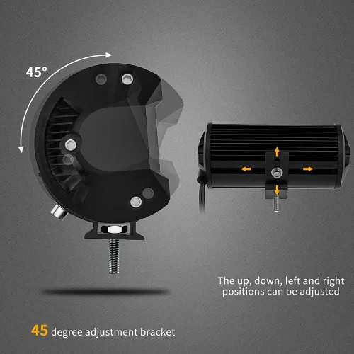 Miniatura 6 de Barra de luz LED de 7 pulgadas, luces LED de 240 W y 24000 lm para tractores, luces LED de trabajo para camión, luces combinadas de inundación