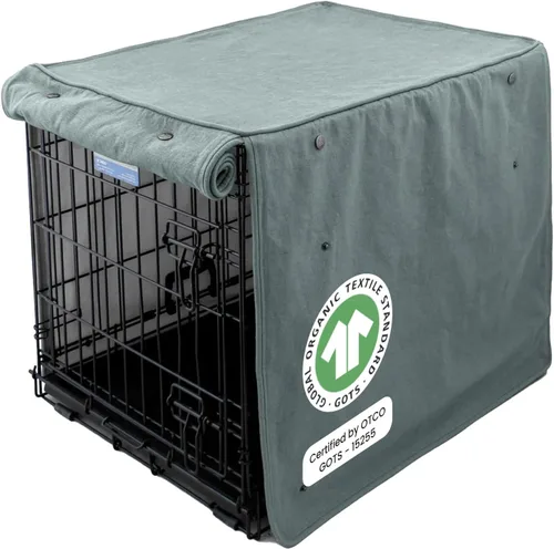 Miniatura 13 de Molly Mutt Wild Horses - Funda para jaula de perro, funda de lona 100% algodón con 2 paneles enrollables, ideal para jaula de perro o gato, Caballos