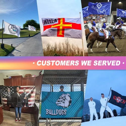 Miniatura 4 de Bandera personalizada de 3 x 5 pies para exteriores, crea tu propia bandera con logotipo, foto, texto, poliéster duradero y resistente, banderas