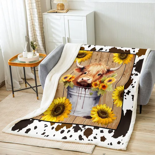 Miniatura 8 de Manfei Manta de flores de loto morado, manta de cama bohemia con libélula para niños, niñas, adultos, manta floral de acuarela para sofá, manta