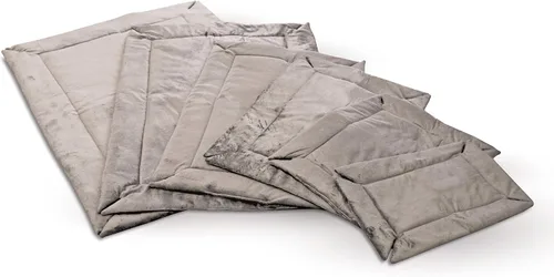 Miniatura 6 de K&H Pet Products Almohadilla Autocalentable para Jaula de Perro, Mediano Colchoneta Autocalentada para Cama de Perro y Gato, Portátil, Lavable a Gris