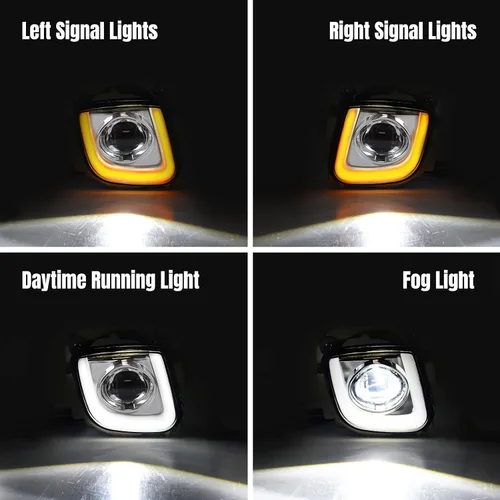 Miniatura 2 de Kit de luces antiniebla LED para Goldwing, luces antiniebla rectangulares de conducción intermitentes para Honda Gold Wing GL1800 2012-2017 F6B