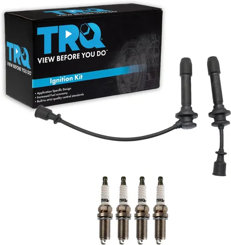 Miniatura 17 de Kit de bujías de chispa TRQ 5 piezas de bujías de iridio Compatible con Acura Integra 1992-2001 1999-2000 Honda Civic 1994-1995 Civic del Sol