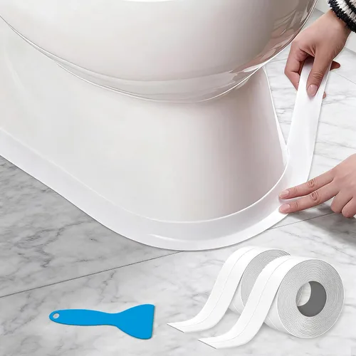 Miniatura 9 de Cinta de calafateo blanca impermeable para baño, sellado autoadhesivo para fregadero de cocina, baño, ventana, ducha, inodoro, pared de bañera