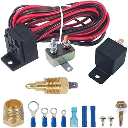 Miniatura 3 de Kit de interruptor de controlador de relé de termostato de rosca para ventilador de motor eléctrico