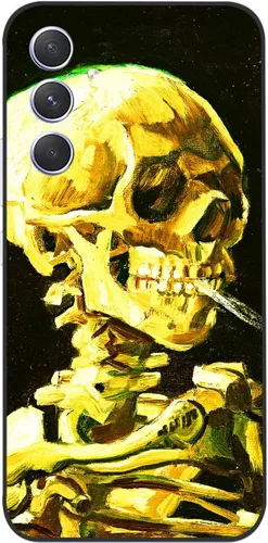 Miniatura 40 de Berkin Arts Wassily Kandinsky - Funda de silicona compatible con Samsung Galaxy A52 5G 4G/A52S 5G, color campo colorido Moongate (varios círculos)