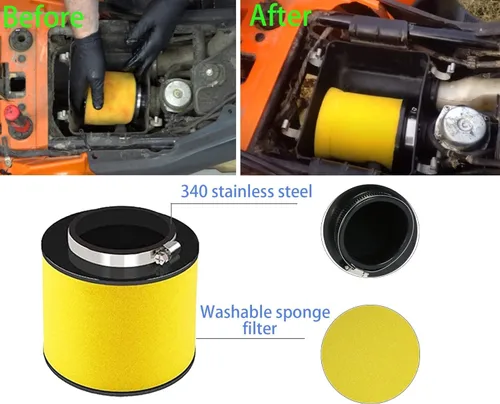 Miniatura 5 de Carburador TRX350, compatible con carburador Honda Rancher 350 (2000-2006) - Carburador TRX350 compatible con TRX350TM, TE, ES, FE, FM - Nuevo