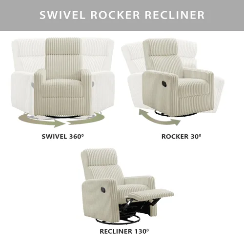 Miniatura 6 de Oxford Baby Layton Glider/Recliner Nursery Chair