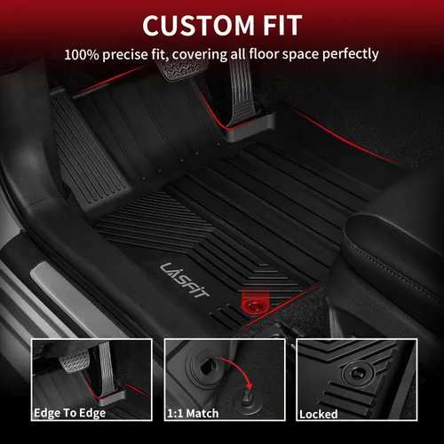 Miniatura 2 de LASFIT Alfombrillas solo para Toyota Camry 2024-2018 FWD (no compatible con híbridos o AWD), revestimiento de suelo para todo tipo de clima, ajuste