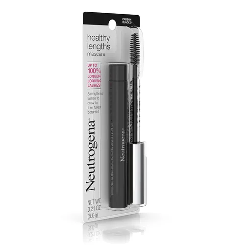 Miniatura 2 de Neutrogena Healthy Lengths - Máscara para pestañas color negro carbón 01, 0.21 onzas