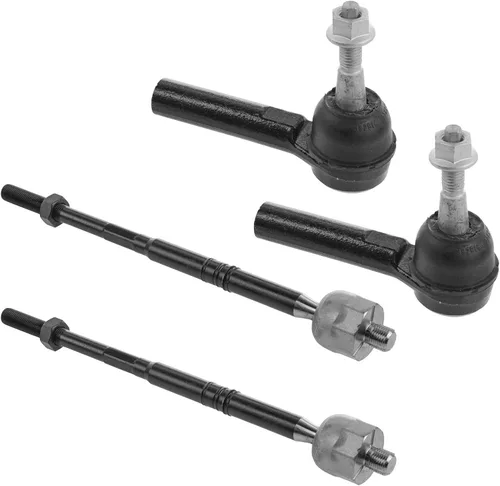 Miniatura 198 de TRQ Juego de barras de acoplamiento delanteras interiores y exteriores de 4 piezas compatible con Jeep Cherokee 1991-2001 y Comanche 91-92