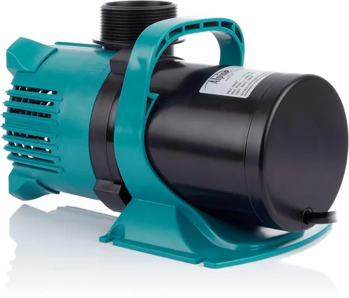 Miniatura 9 de Alpine Corporation Bomba de agua sumergible Vortex de 5600 GPH con cable de 20 pies para estanques, fuentes y circulaciones de agua, funcionamiento