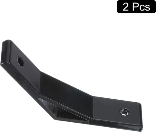 Miniatura 3 de uxcell 2 soportes de esquina de perfil de aluminio de ángulo de 135 grados, conectores de junta de esquina para serie 3030 (negro)