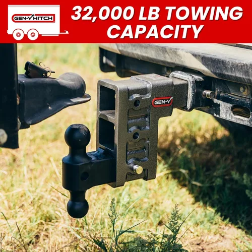Miniatura 9 de GEN-Y Hitch Enganche de caída ajustable de 6 pulgadas con doble bola GH-0161, GH-0162 bloqueo de punta para receptor de 2.5 pulgadas - Capacidad