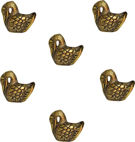 Miniatura 18 de Perilla Home Juego de 4 pomos antiguos – Zorro dormido decorativo – Asas de hierro artístico de diseñador – para tiradores de gabinete
