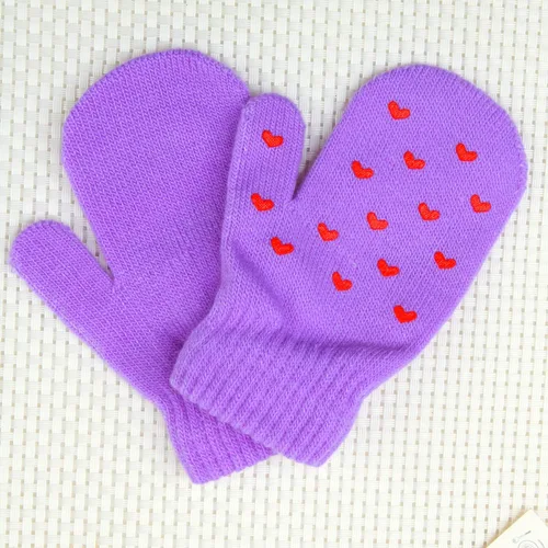Miniatura 6 de Cooraby - 6 pares de guantes unisex mágicos de punto, elásticos, de invierno, para bebé
