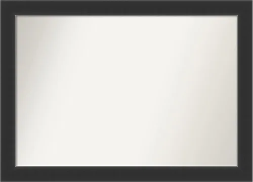 Miniatura 203 de Amanti Art Espejo personalizado, espejo de baño negro Astor, espejo de pared o espejo de tocador de baño sobre el fregadero (25 x 25 pulgadas)