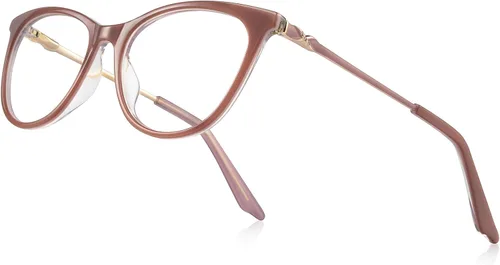 Miniatura 11 de Gafas de lectura de ojo de gato para mujer, lectores de bloqueo de luz azul, montura de acetato y bisagra de resorte Negro