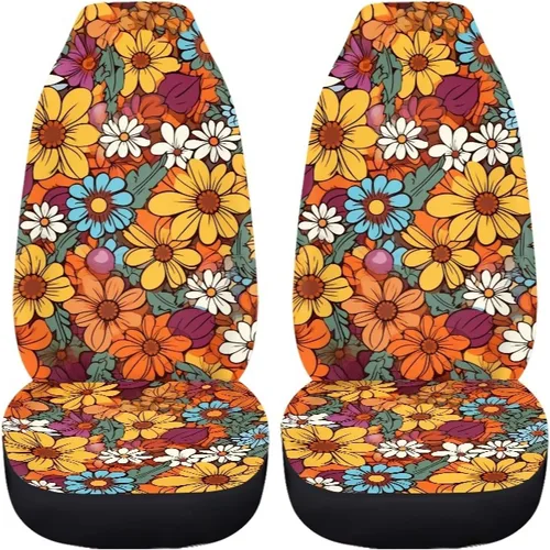 Miniatura 10 de 2 fundas de asiento para automóviles con estampado de bandera americana del 4 de julio, color negro, accesorios para el interior del vehículo