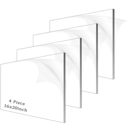 Miniatura 8 de 2 piezas de hojas de acrílico de 1/8" de espesor (3mm) de plexiglás transparente fundido de 12” x 16” con papel protector para letreros, proyectos
