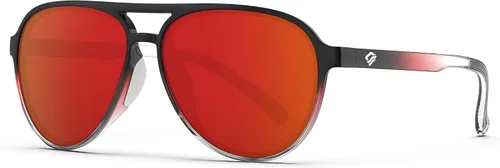 Miniatura 7 de Anteojos de sol estilo aviador polarizados para hombre y mujer, lentes deportivos para pesca, navegación, playa, golf, conducción TR75