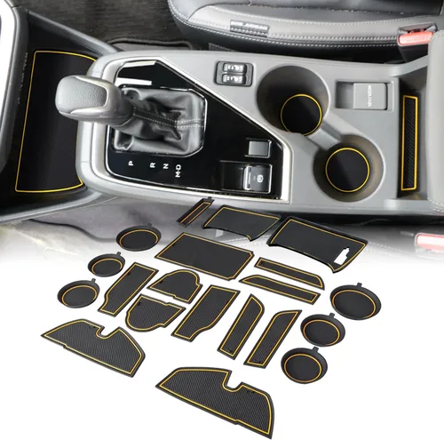 Miniatura 12 de Auovo Insertos para Portavasos Compatibles con Accesorios Subaru Crosstrek 2024 2025 2026 Impreza Accesorios para Auto Almohadillas de Portavasos