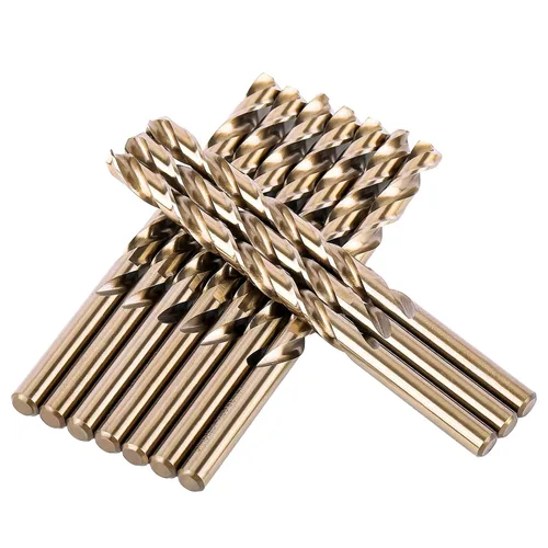 Miniatura 8 de CaRoller - Juego de brocas de cobalto de 1/4 pulgadas (10 unidades), brocas de torsión de M35 con punta de 135 grados y estuche de almacenamiento