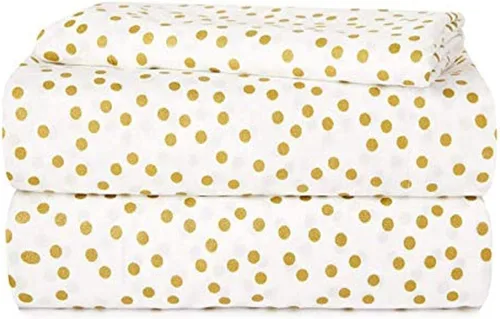 Miniatura 13 de Heritage Kids Juego de sábanas de 3 piezas, estampado de arcoíris, incluye sábana encimera, sábana bajera y funda de almohada, ropa de cama