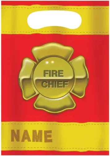 Miniatura 2 de Creative Converting 8 bolsas de botín de bomberos para fiestas