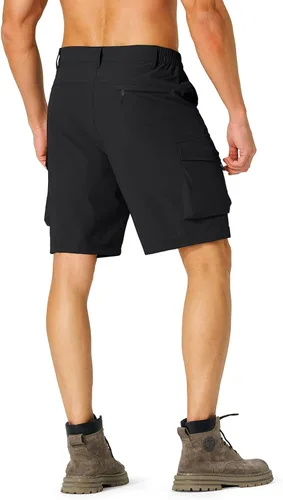 Miniatura 3 de Pantalones cortos de senderismo para hombre, de secado rápido, ligeros, con múltiples bolsillos, para pesca, campamento, golf