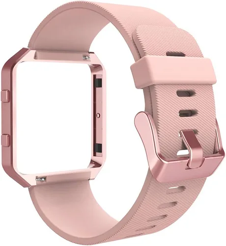 Miniatura 5 de SIMPEAK banda deportiva compatible con Fitbit Blaze Smartwatch Sport Fitness, correa de silicona con marco, repuesto para Fitbit Blaze hombres