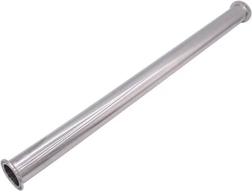 Miniatura 9 de Dernord - Tubo de bobina sanitaria con extremos de abrazadera, tubo redondo liso de acero inoxidable 304 con abrazadera triple de 3.81 cm