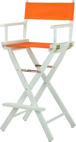 Miniatura 10 de Casual Home - Silla de director de 24 in, marco de roble miel, con lona color verde cazador, altura de mostrador Marco de roble miel - Madera maciza
