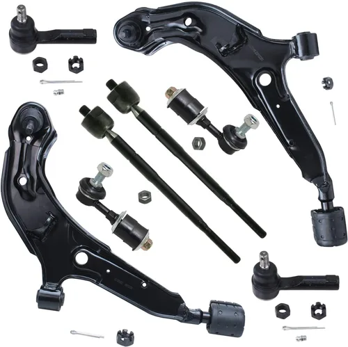 Miniatura 23 de Detroit Axle - Kit de brazos de control de extremo delantero de 8 piezas para Dodge Dakota 00-04, Durango 00-03, 4 brazos de control superior e