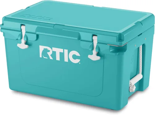 Miniatura 10 de RTIC Caja de hielo portátil con aislamiento duro para playa, bebidas, bebidas, campamento, picnic, pesca, barco, barbacoa Blanco