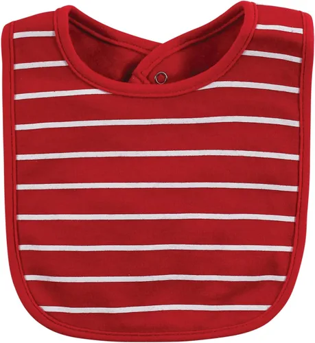 Miniatura 309 de Hudson Baby Conjunto de babero y calcetines unisex de algodón para bebé