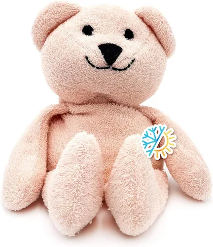 Miniatura 18 de Thermal-Aid (Buckley The Blue Bear) - Almohadilla térmica lavable y bolsa de hielo - Paquete de felpa caliente/frío con relleno de maíz natural