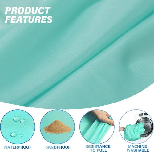 Miniatura 152 de Famstar Beach Blanket Oversized Extra Large 78"X81"/10'X9',Waterproof Sandproof Beach Blanket 2-8 Adults Lightweight Durable for Travel Camping
