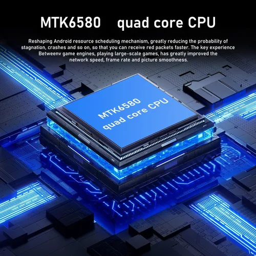 Miniatura 3 de Teléfono móvil 3G, pantalla HD de 5.0 pulgadas, sistema operativo Android 9.0, 16 GB de ROM (SD a 128 GB), cámaras duales Dual SIM, batería grande