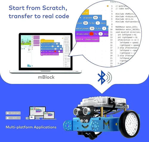 Miniatura 8 de Makeblock Paquete de kit de robot mBot + control remoto