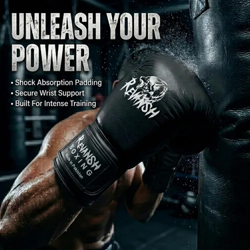 Miniatura 3 de Guantes de boxeo deportivos de piel de vaca con cordones, guantes profesionales de primera calidad para hombres y mujeres, perfectos