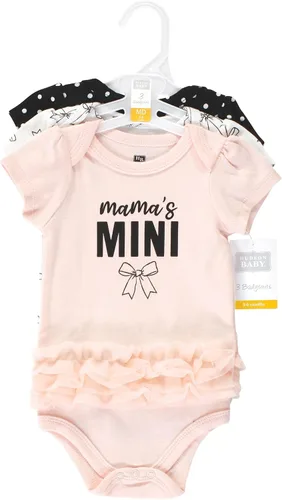 Miniatura 495 de Hudson Baby baby-girls Cotton Bodysuits 3-pack